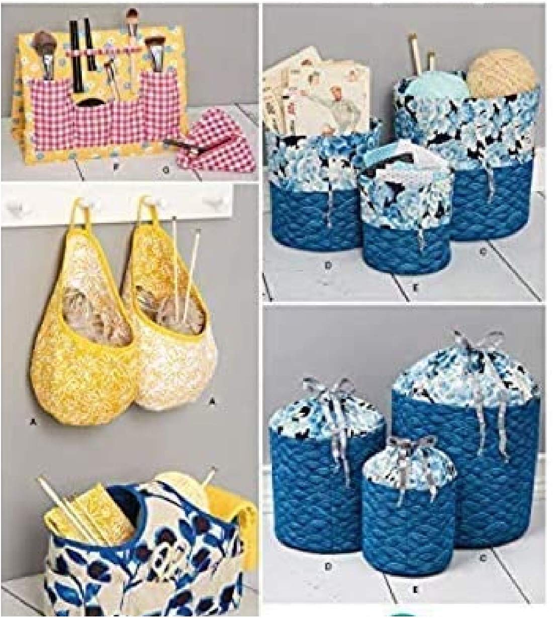 Simplicity Makeup Supplies Organizer & Sewing Patterns - One Size Fits All | Perfect for Beauty Storage & Craft Organization