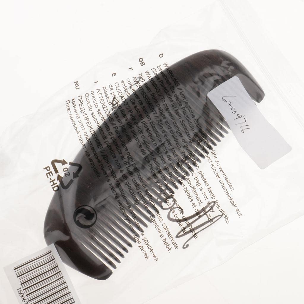 VMS INDIA Chacate Preto Handheld Fine Teeth Hair Brush - Anti-Static Scalp Massage Comb for Detangling & Styling (15-1) - Perfect for Daily Hair Care & Relaxation at Home or Travel