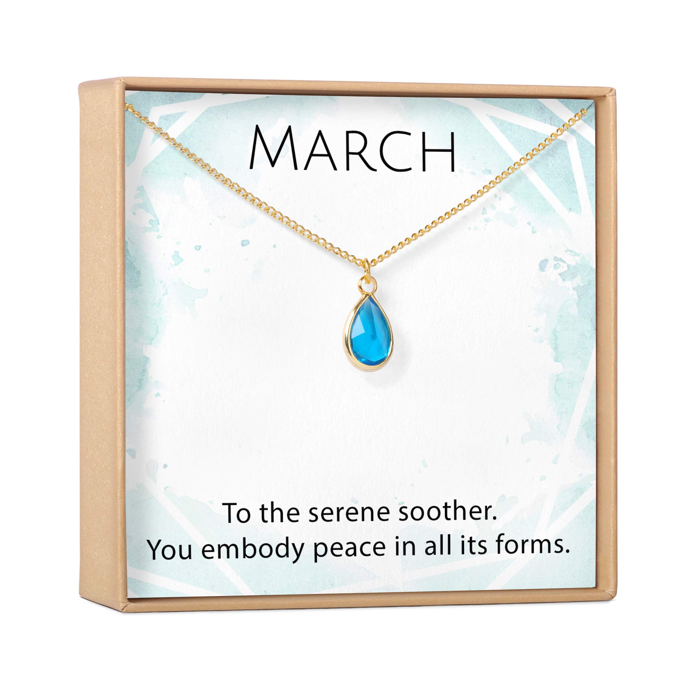 Dear Ava Birthday Necklace for Women - Sterling Silver Heart Pendant with Gift Box & Greeting Card - Perfect Birthday, Anniversary, Valentine's Day Gift for Her