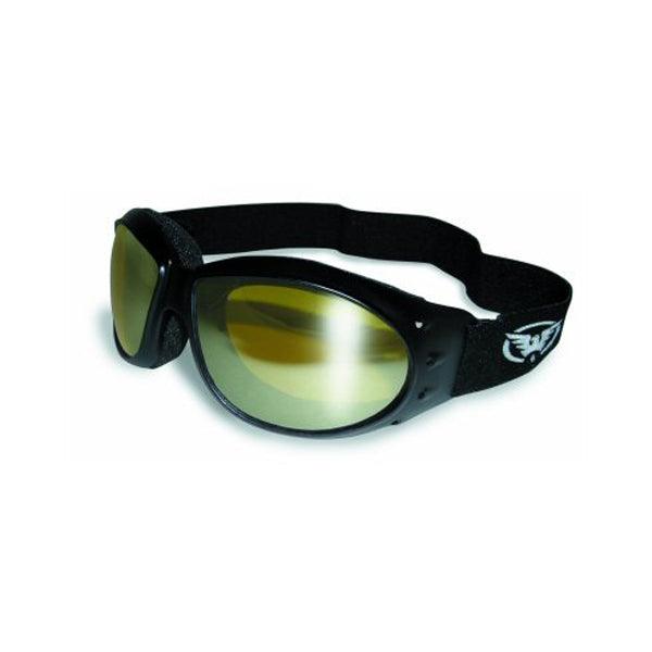 Eliminator Gloss Frame Sunglasses with Yellow Mirrored Lenses - Stylish UV Protection for Outdoor Sports & Driving