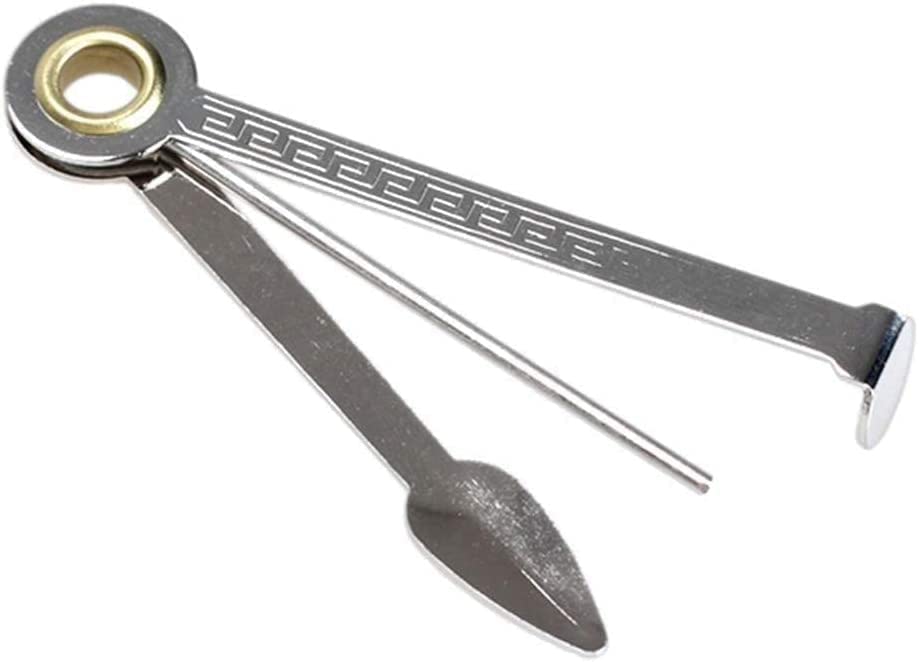 3 in 1 Stainless Steel Smoking Pipe Cleaning Kit - M6C3 Pipe Reamer, Tamper & Cleaner Tool Set for Tobacco & Herbal Pipes | Perfect for Daily Maintenance & Deep Cleaning