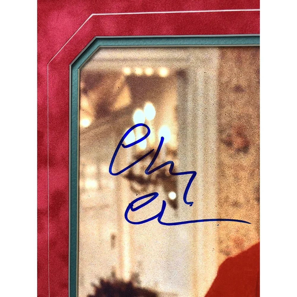 Chevy Chase Signed Christmas Vacation 16x20 Framed Photo with BAS COA - Authentic Autograph Memorabilia for Holiday Decor & Movie Fan Collections