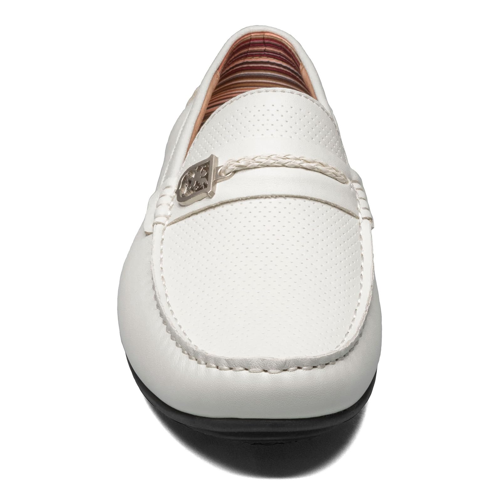 STACY ADAMS Men's Corvus Leather Loafers - Comfortable Slip-On Dress Shoes for Business, Office & Formal Occasions