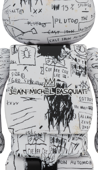 MEDICOM TOY 1000% BEARBRICK JEAN MICHEL BASQUIAT Series 3 Collectible Art Figure - Limited Edition Vinyl Toy for Display & Home Decor