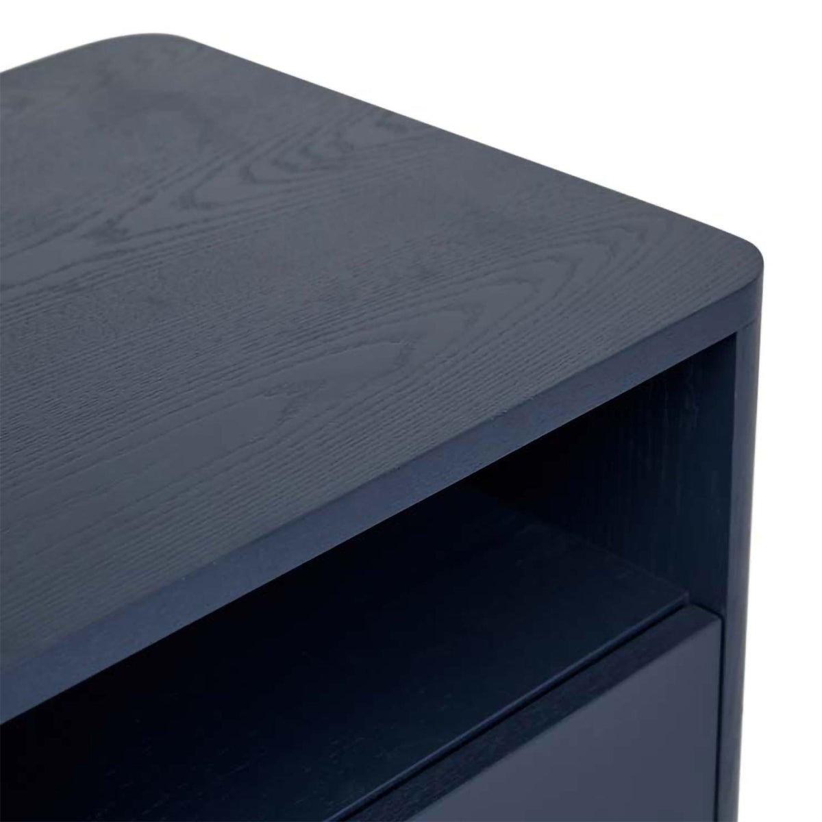 Modern Open Bedside Table - Minimalist Nightstand with Storage Shelf for Bedroom, Living Room & Office - Perfect for Small Spaces, Books, Alarm Clock & Decor