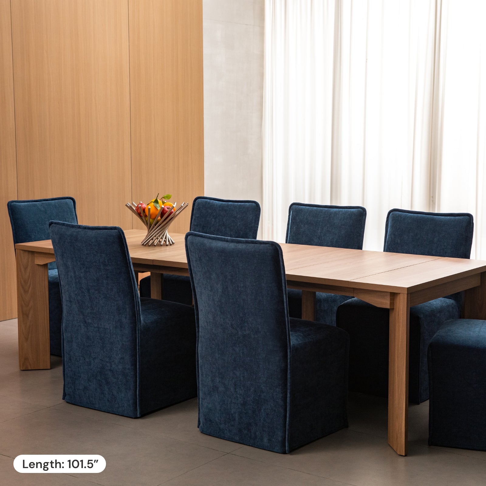 Extendable Flex Dining Table - Solid Walnut Wood Expandable Table for Small Spaces | Perfect for Apartments, Kitchens & Dining Rooms
