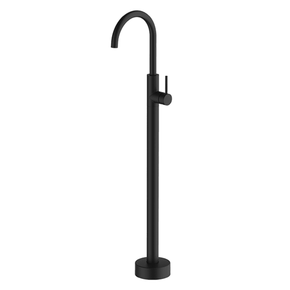 Abey Lucia Black Bath Filler 3BTM B - Premium Bathtub Faucet for Modern Bathrooms, Spa & Luxury Home Decor