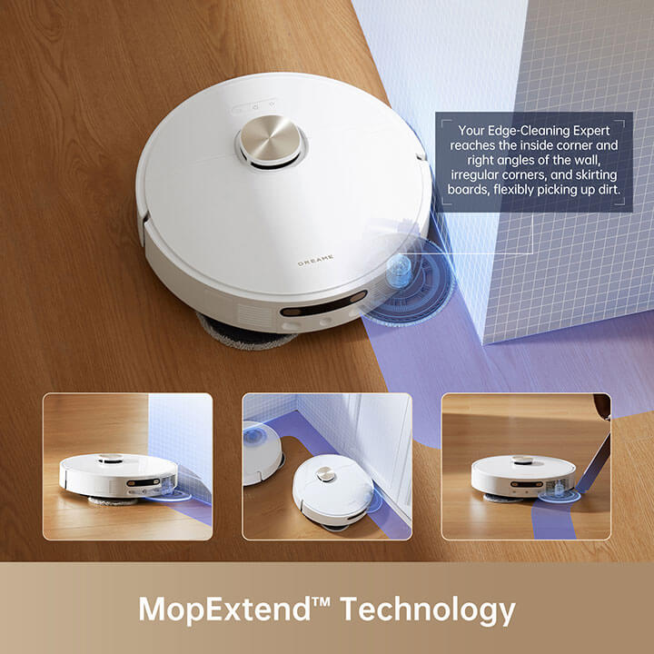 Dreame L10s Pro Ultra Heat Robot Vacuum and Mop - Self-Emptying Base, Self-Cleaning Mop, 5500Pa Strong Suction - Perfect for Hardwood Floors, Carpets, and Pet Hair Cleaning
