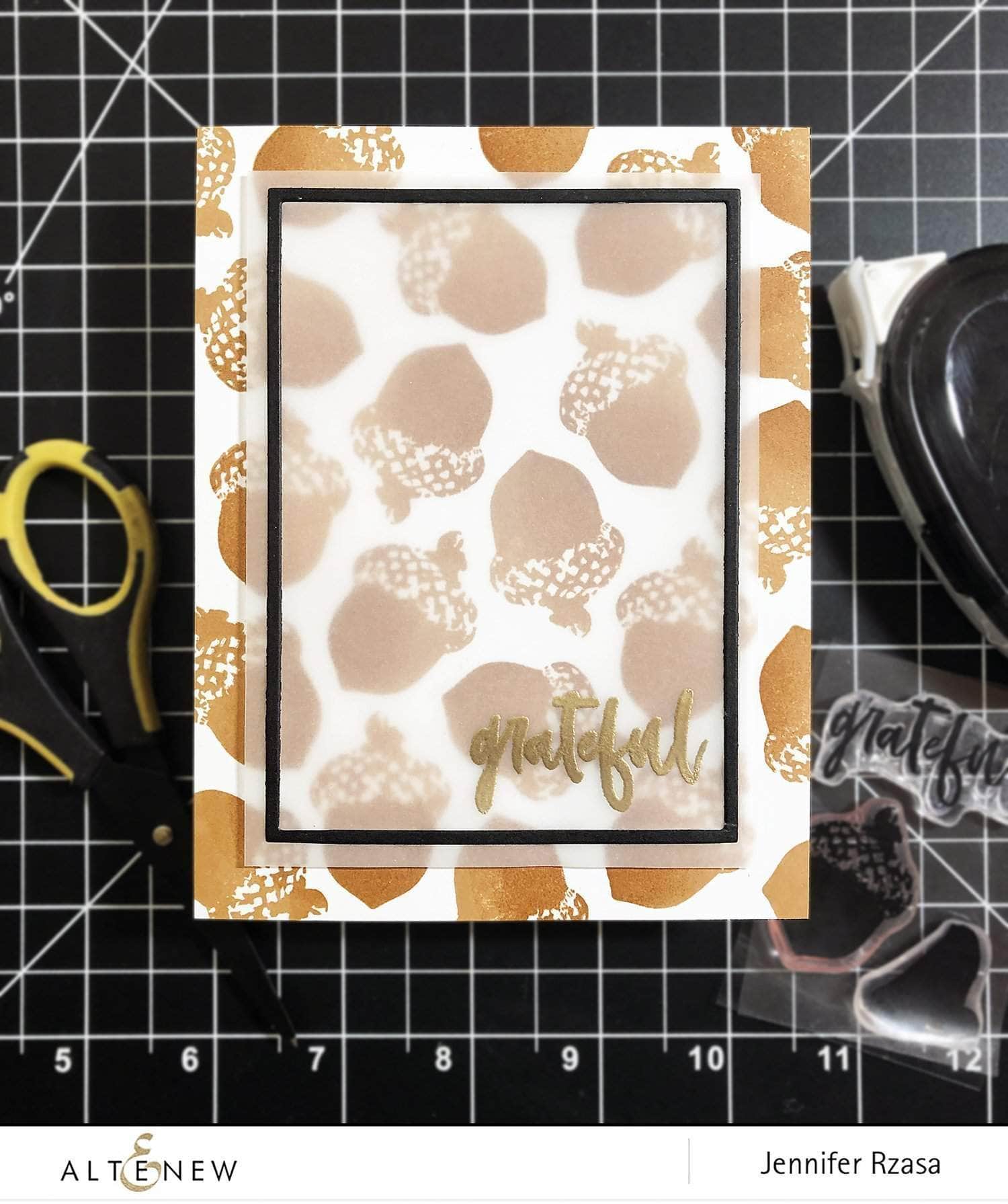 Grateful Stamp Set for Scrapbooking, Card Making & DIY Crafts - Express Thank You with Handmade Greeting Cards & Invitations
