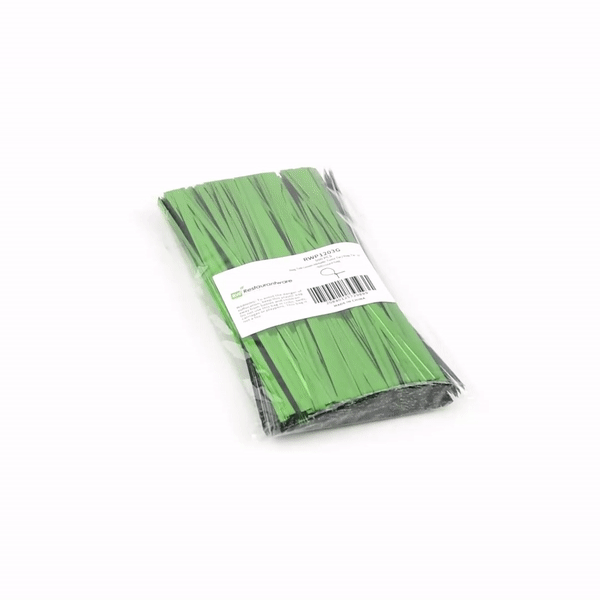 Premium Green Metallic Twist Ties for Bags - 500 Count Box | Secure & Organize Bread, Produce, and Snack Bags | Commercial & Home Use