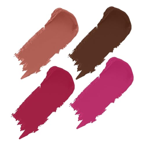 Caramel, Cocoa Brown , Pink Berry, Strawberry Pink