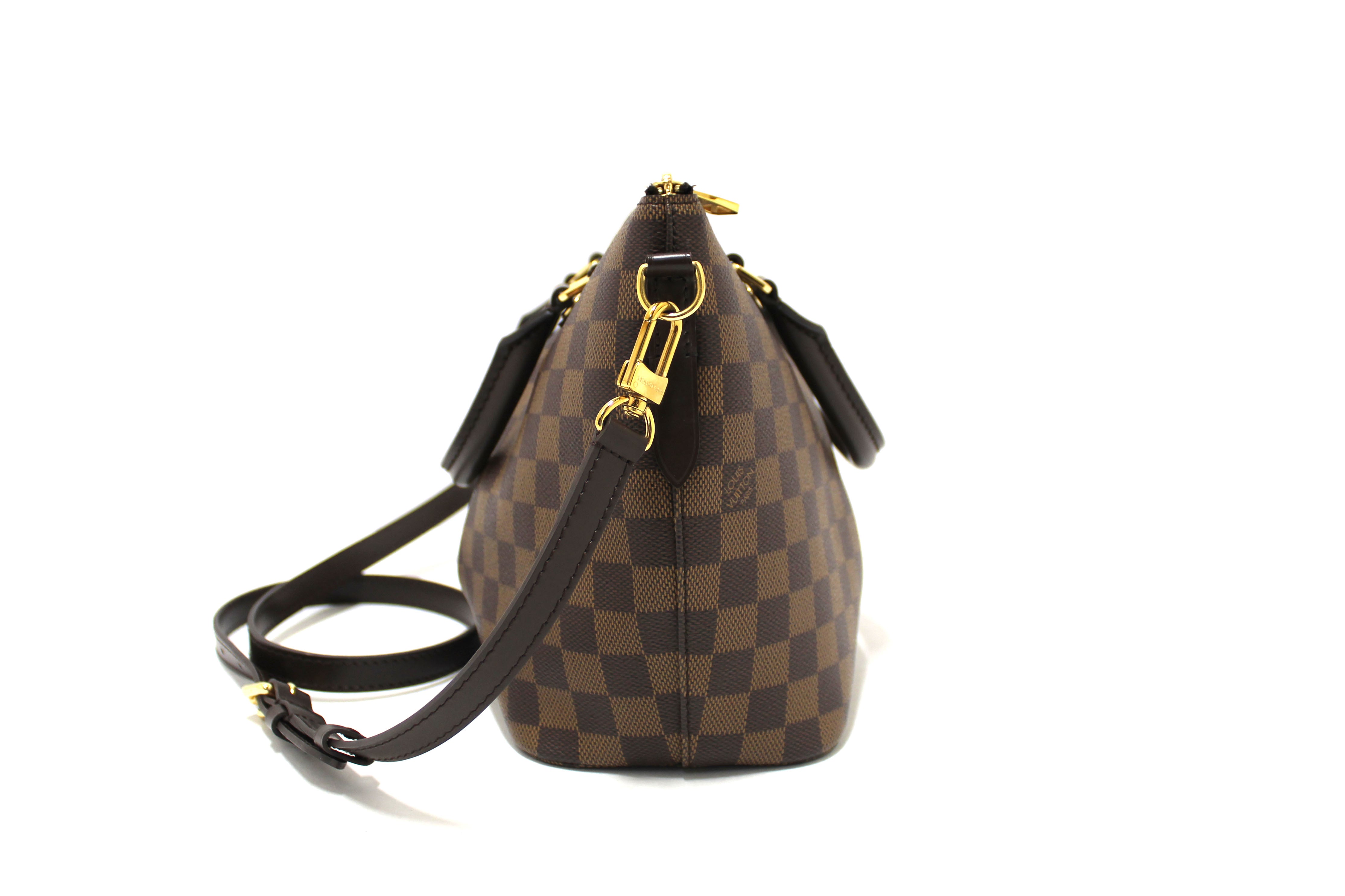 Authentic Louis Vuitton Damier Ebene Siena PM Crossbody Bag - Luxury Leather Shoulder Purse for Women, Perfect for Work, Travel & Everyday Use