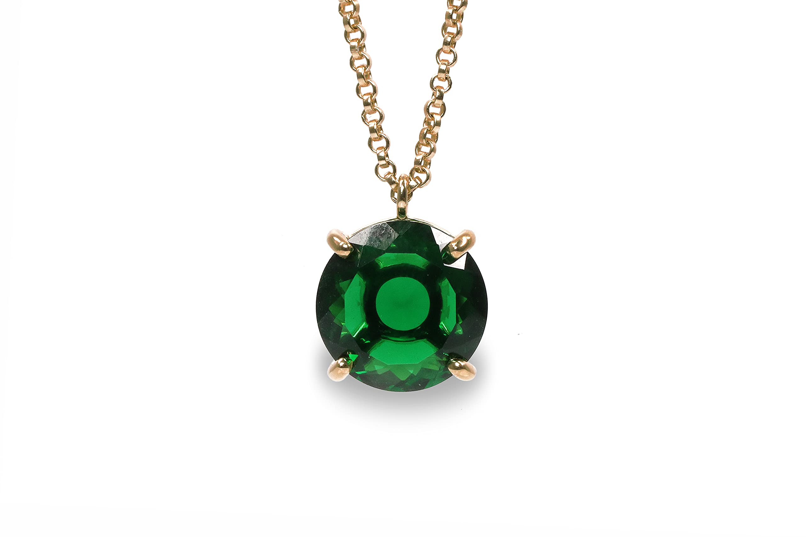 Exquisite Emerald Gemstone Necklace for Women - Handcrafted Luxury Jewelry, Elegant Fashion Necklace for Everyday Wear, Perfect Birthday Gift for Mom, Sister, Wife & Best Friend - Custom Birthstone Jewelry | Ideal for Special Occasions, Anniversaries & Romantic Gifts