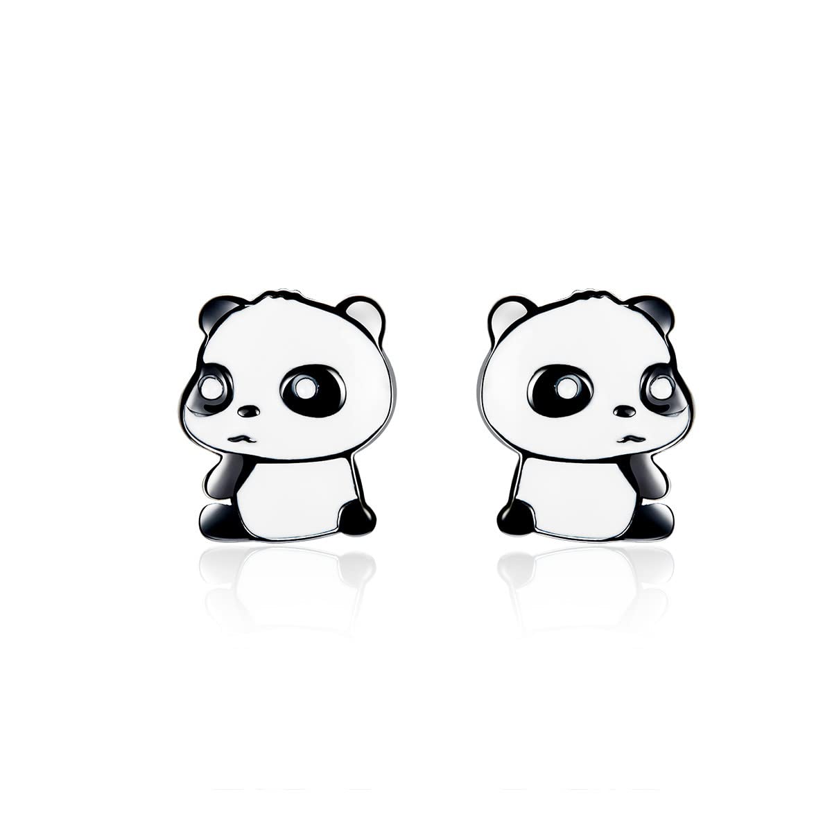 LAWOTY 925 Sterling Silver Stud Earrings - Cute Panda, Daisy Flower & Unicorn Jewelry for Women & Girls | Perfect Christmas & Birthday Gifts for Her | Everyday Wear, Party & Special Occasions