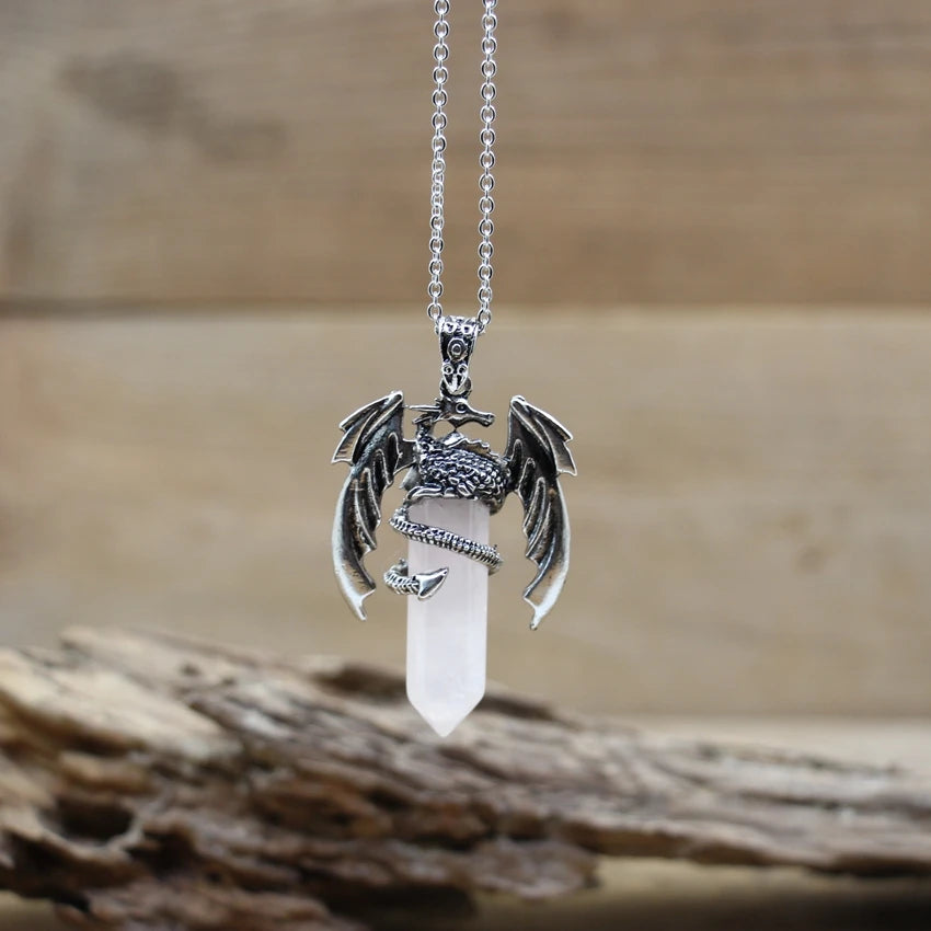 Premium Natural Quartz Dragon Stone - Healing Crystal for Meditation, Feng Shui & Home Decor | Perfect for Zen Gardens, Aquascaping & Spiritual Practices