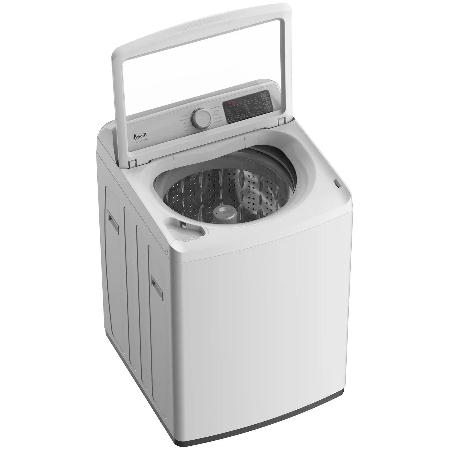 Avanti 3.7 cu.ft. Top Load Washing Machine SLTW37D0W - Large Capacity Laundry Washer for Home, Apartment & Dorm Use