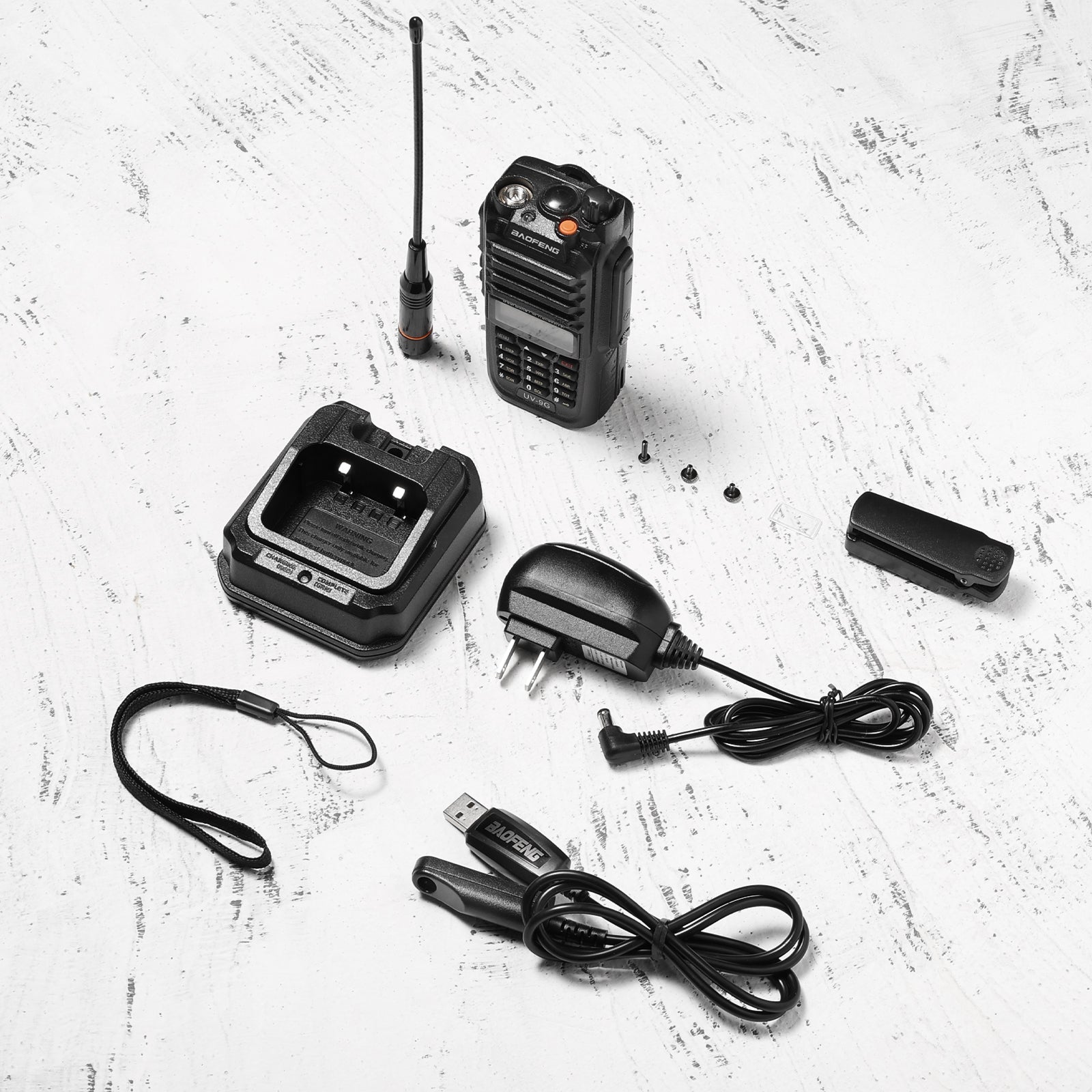 Baofeng UV-9G GMRS Radio 2 Pack - 5W High Power, IP67 Waterproof, Repeater Capable, VHF/UHF Scanner with NOAA Weather Alert - Perfect for Outdoor Adventures, Emergency Preparedness, and Off-Grid Communication