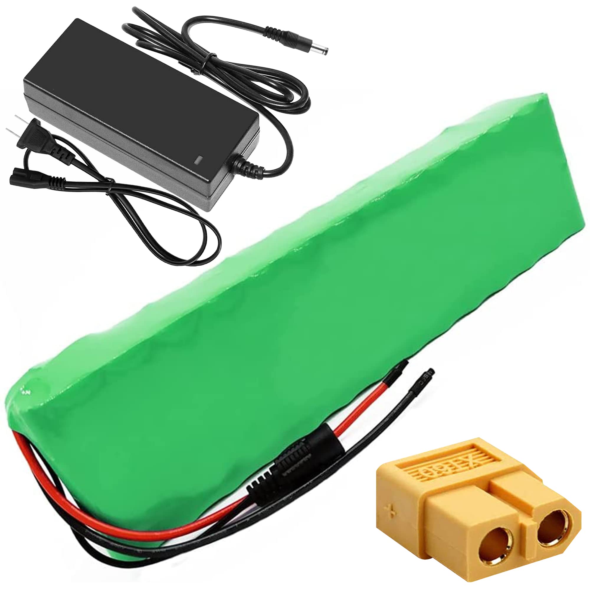 TGHY 24V 10Ah 10000mAh Lithium-Ion Battery Pack - Replacement for Lead-Acid Batteries - Compatible with 500W Motor Electric Scooters & Go-Karts - Includes 2A Charger - Perfect for Commuting, Off-Road Adventures & Recreational Riding