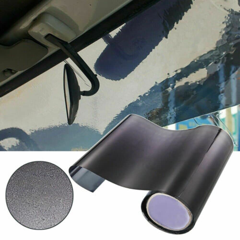 2-Pack Car Front Window Sun Visor Tint Film - Heat Insulating & UV Protection Window Tint Strip (7.8