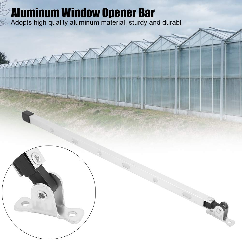 Automatic Greenhouse Window Opener Kit - Aluminum Roof Vent Opener Bar for Greenhouse Ventilation | Perfect for Greenhouses, Grow Tents & Indoor Gardens