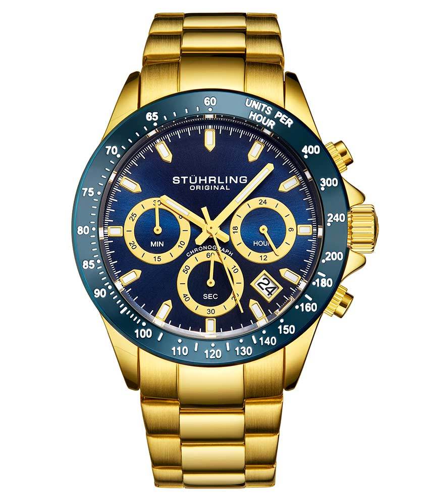 Grande Veloce T960S Men's Quartz Watch 42mm Chronograph - Stylish Dress Watch for Business & Formal Occasions