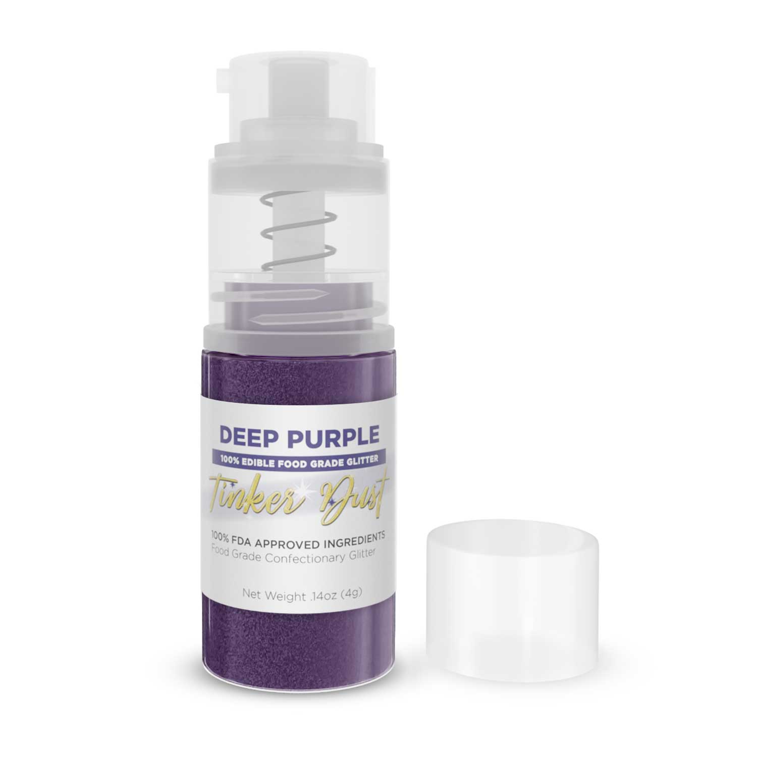 Deep Purple Tinker Dust® Glitter | 4g Spray Pump for Crafts, DIY & Cosmetics | Wholesale Bulk Glitter for Nails, Body Art & Party Decorations