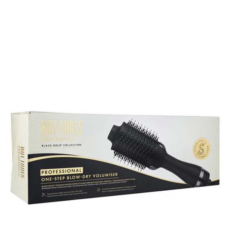 Hot Tools Black Gold Volumizer Hair Styler for Volume & Lift - Perfect for Salon-Quality Blowouts & Everyday Styling