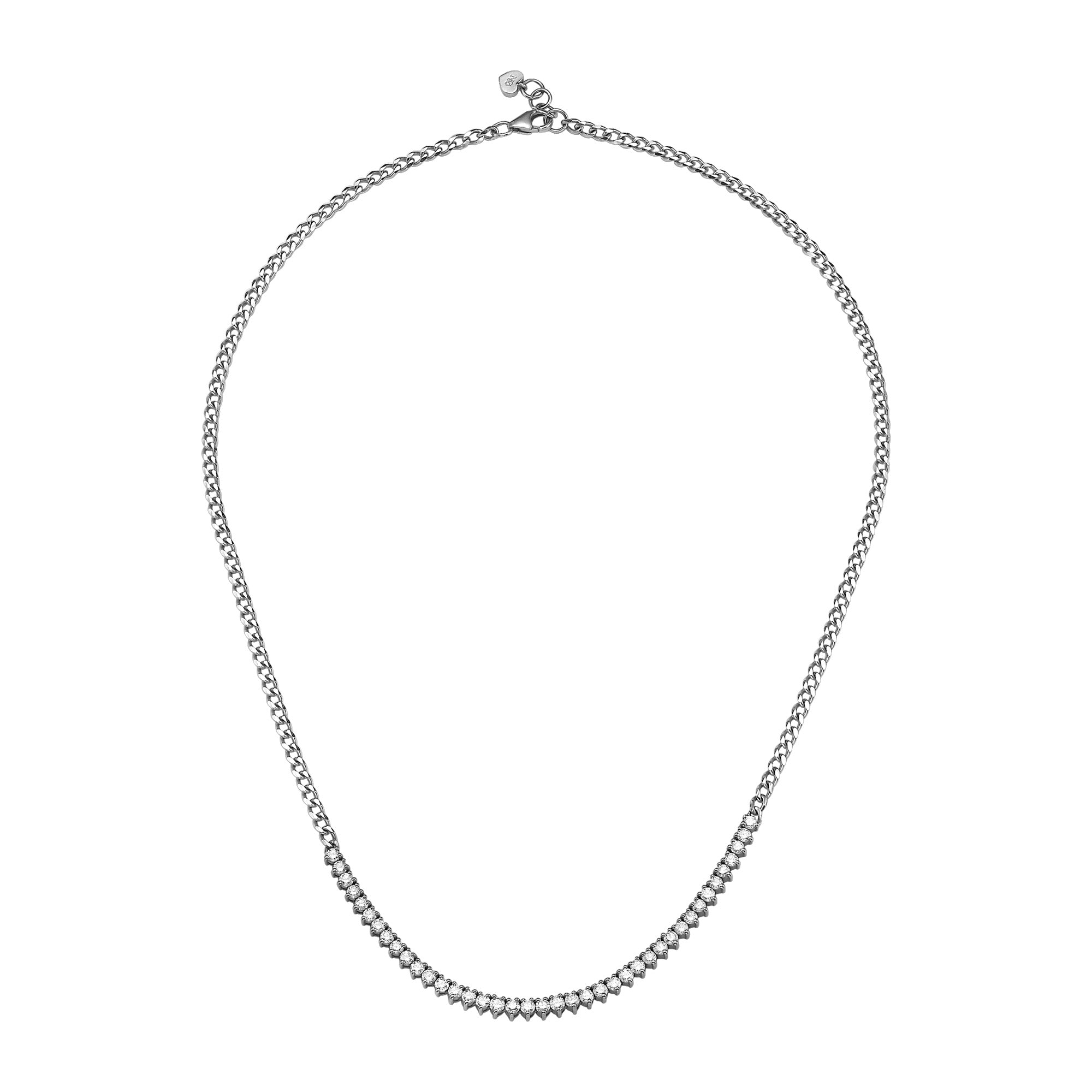 Elegant Elena Necklace for Women - Sterling Silver Pendant with Cubic Zirconia - Perfect for Gifts, Parties & Everyday Wear