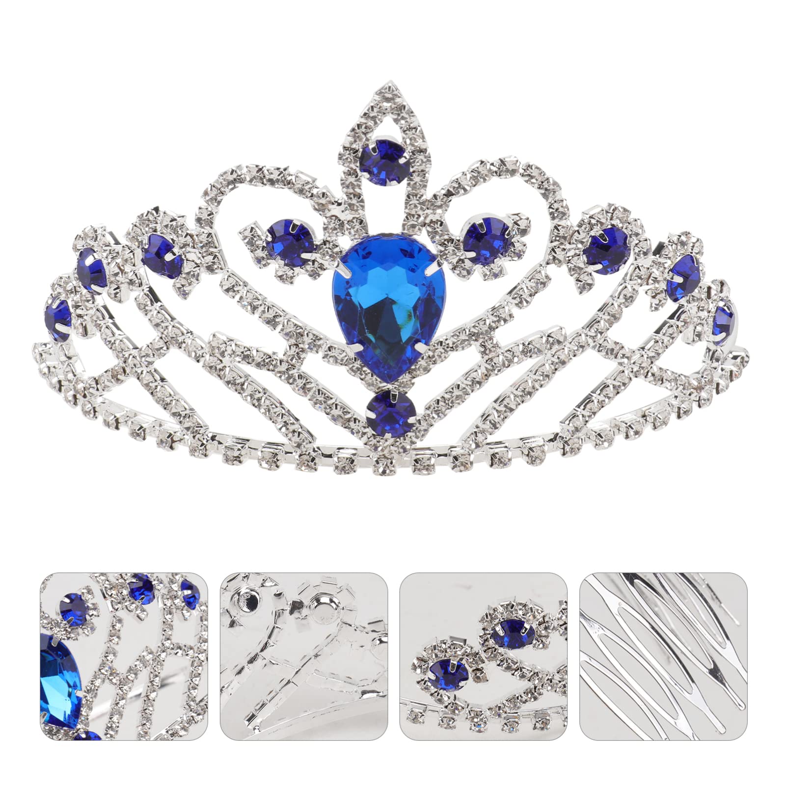 Sparkling Crystal Wedding Tiara for Bride - Elegant Bridal Headpiece for Weddings, Birthday Parties & Special Events