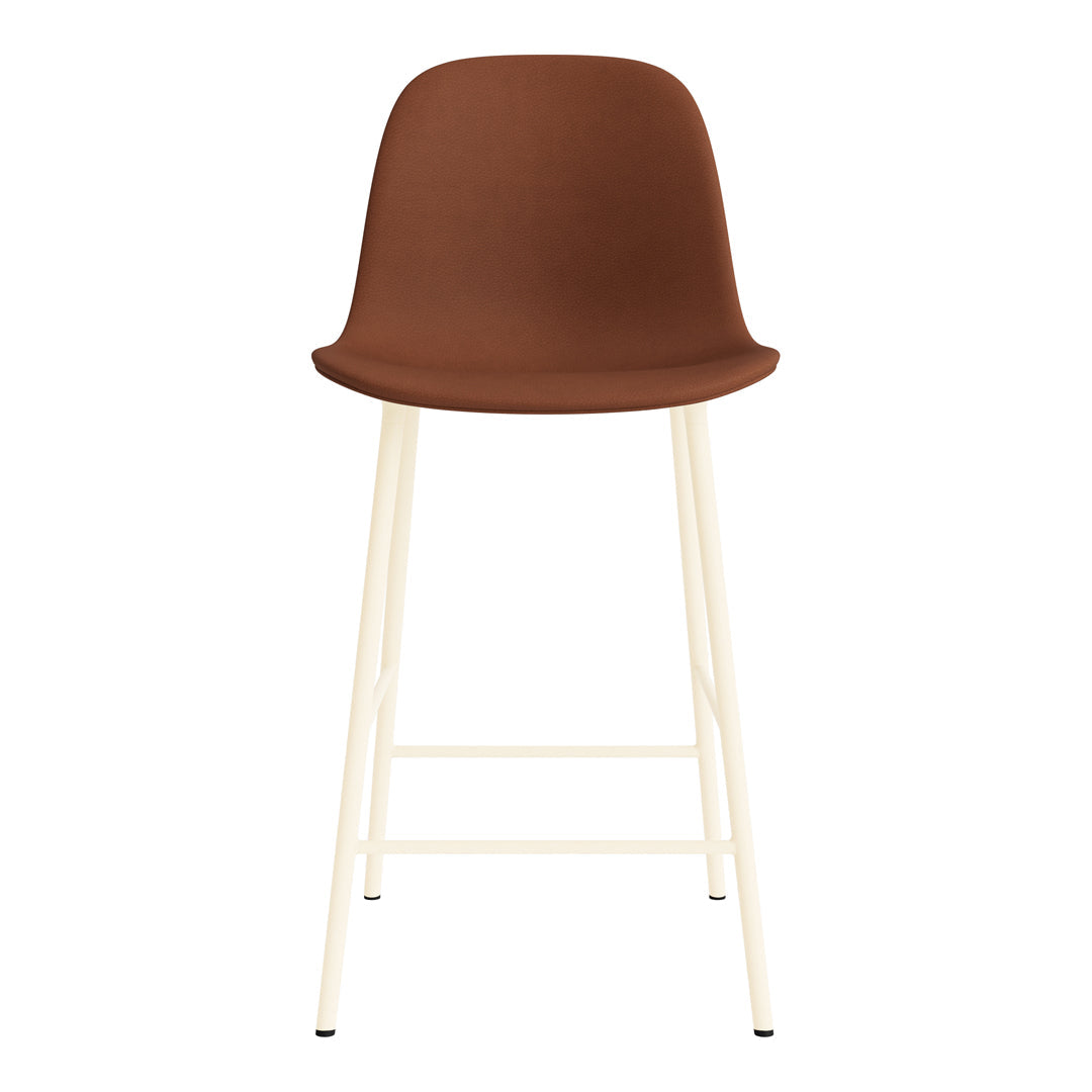 Premium Fully Upholstered Form Counter Chair - Stylish Bar Stool for Kitchen Island, Breakfast Nook & Home Bar Seating