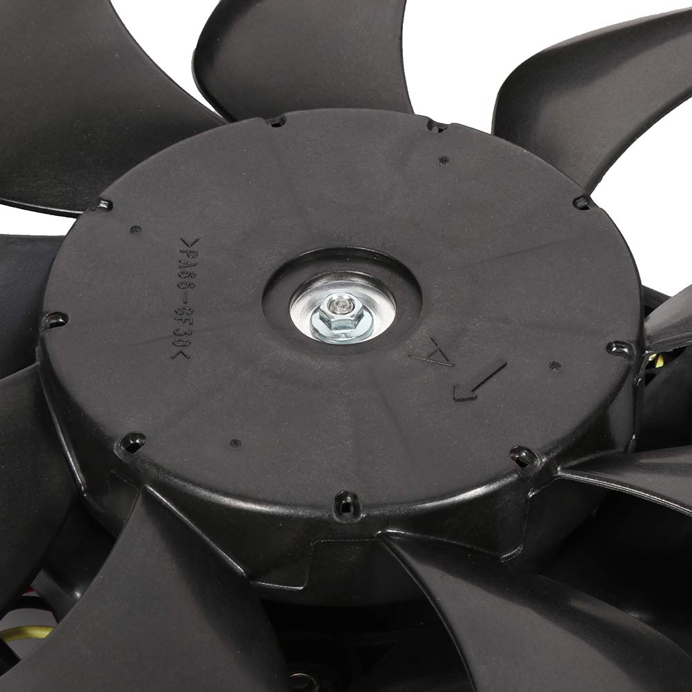 SCITOO Radiator Cooling Fan Replacement for 2008-2015 Nissan Rogue & Rogue Select - High Performance Engine Cooling System Part - Perfect for Summer Driving & Heavy Traffic Conditions