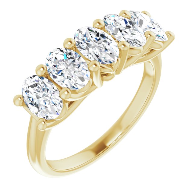 1.05 Carat Oval Cut Diamond Wedding Band for Women - Elegant Engagement & Bridal Ring - Perfect for Proposals, Anniversaries & Special Occasions