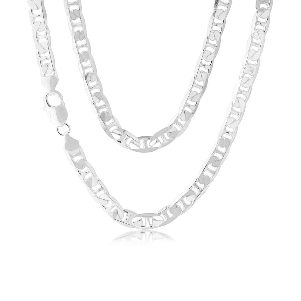 55cm Sterling Silver 200 Gauge Anchor Chain Necklace for Women - Durable 925 Silver Jewelry for Everyday Wear, Layering & Gift Giving