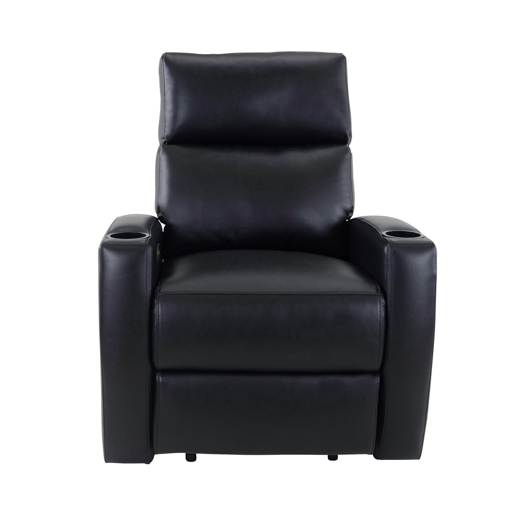 RowOne Galaxy II Recliner Theater Seating - Premium Home Cinema Sofa with Cup Holders & USB Charging | Perfect for Movie Nights & Gaming Setup
