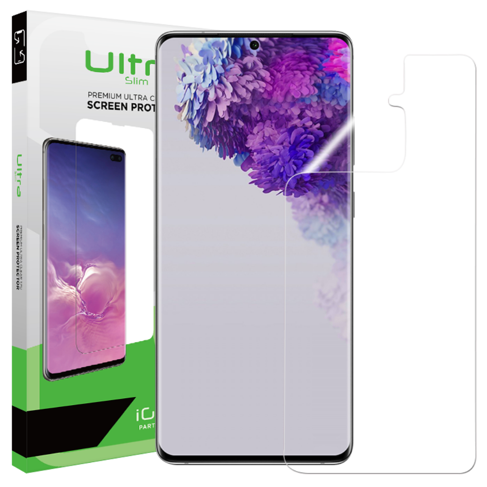 Samsung Galaxy S20 Plus Screen Protector - Full Coverage TPU Film, HD Clear, Anti-Scratch, Bubble-Free, Case Friendly | Perfect for Everyday Use, Gaming, and Work Protection