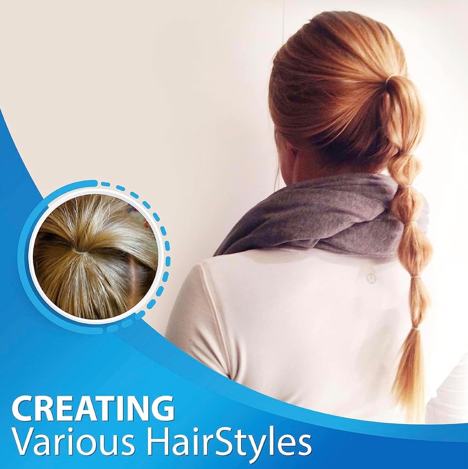 Cosy Companions™ 250-Pack Clear Elastic Hair Bands - Invisible Hair Ties for Women & Girls - No-Slip Small Rubber Bands for Ponytails, Braids & Bun Hairstyles - Perfect for School, Work & Daily Use