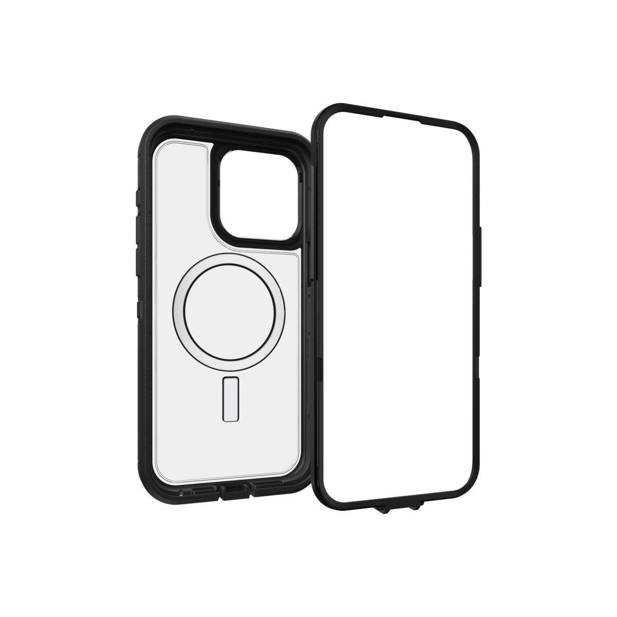 Otterbox Defender XT Clear Protective Case for iPhone 15 Pro Max - Shockproof, Drop Protection - Perfect for Outdoor, Work & Everyday Use