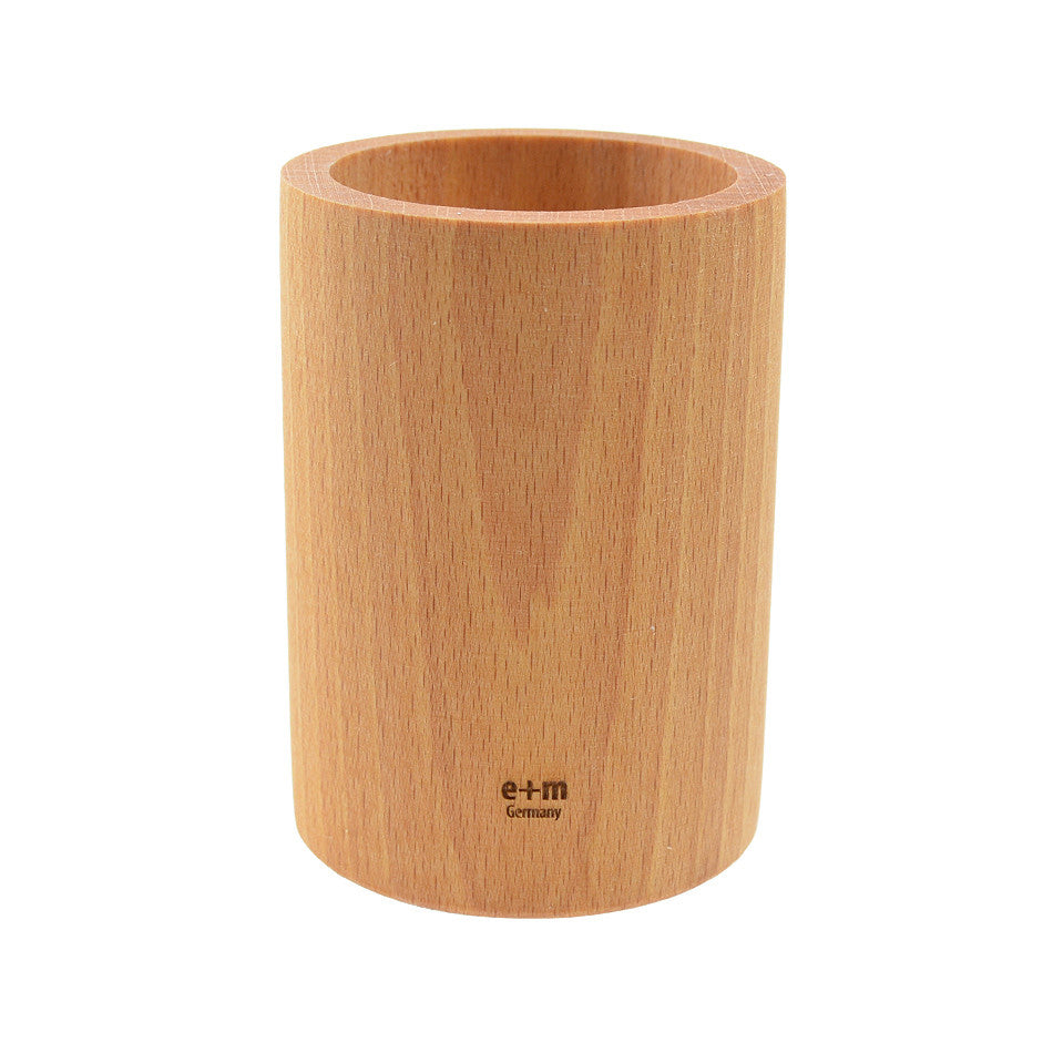 E+M Potbelly Pen Pot - Cute and Functional Ceramic Pen Holder for Desk Organizer - Perfect for Office, Home, or School Use