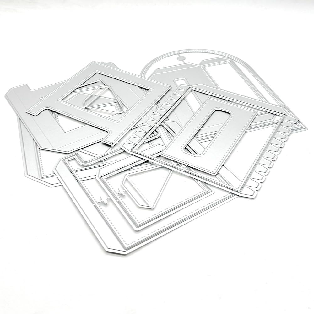 KSCRAFT 2025 January Metal Cutting Dies for DIY Scrapbooking - 3D Mailbox Shape Paper Craft Supplies for Card Making, Album Decorations & Holiday Greetings