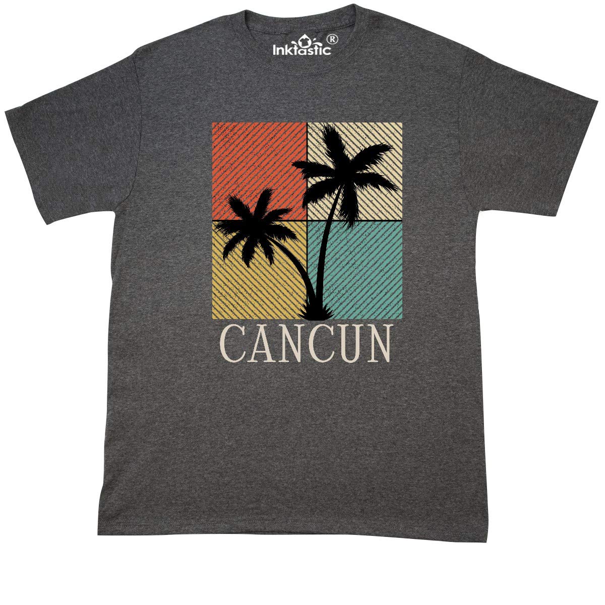 Inktastic Cancun Mexico Beach Vacation T-Shirt - Comfortable Cotton Tee for Tropical Getaways & Summer Travel