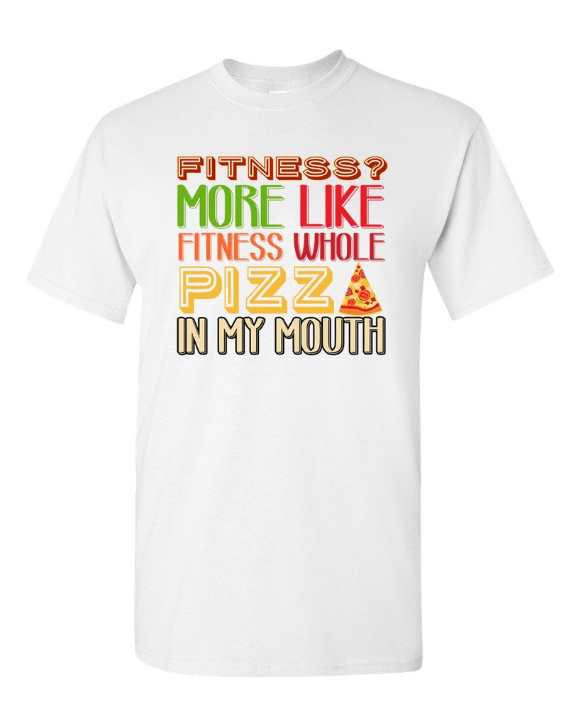 Funny Fitness Whole Pizza T-Shirt for Adults - Hilarious Gym & Workout Tee - Perfect for Fitness Enthusiasts, Pizza Lovers & Gym Humor