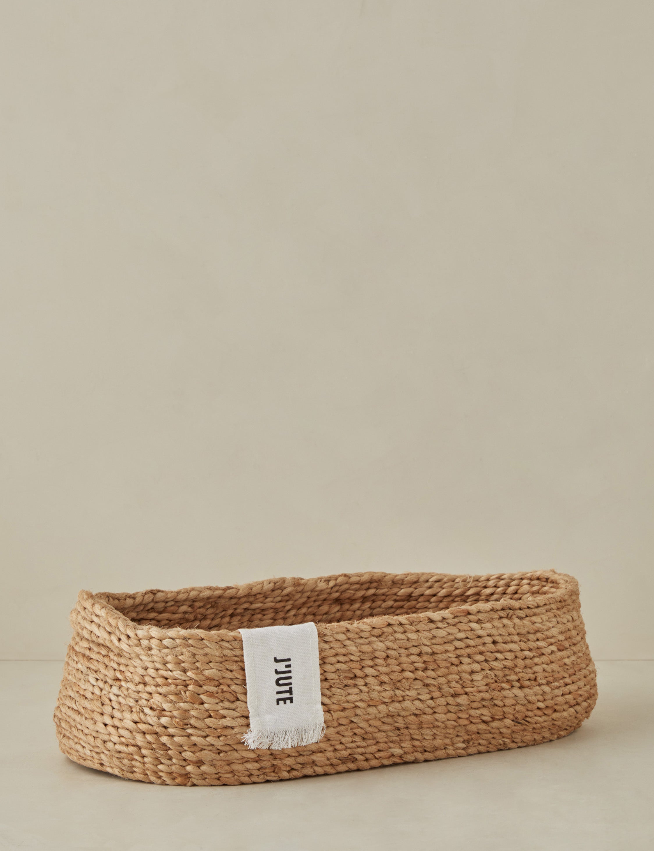 J'Jute Camp Cove Basket - Eco-Friendly Handwoven Storage Basket for Home, Office & Beach - Perfect for Organizing, Picnics & Coastal Decor