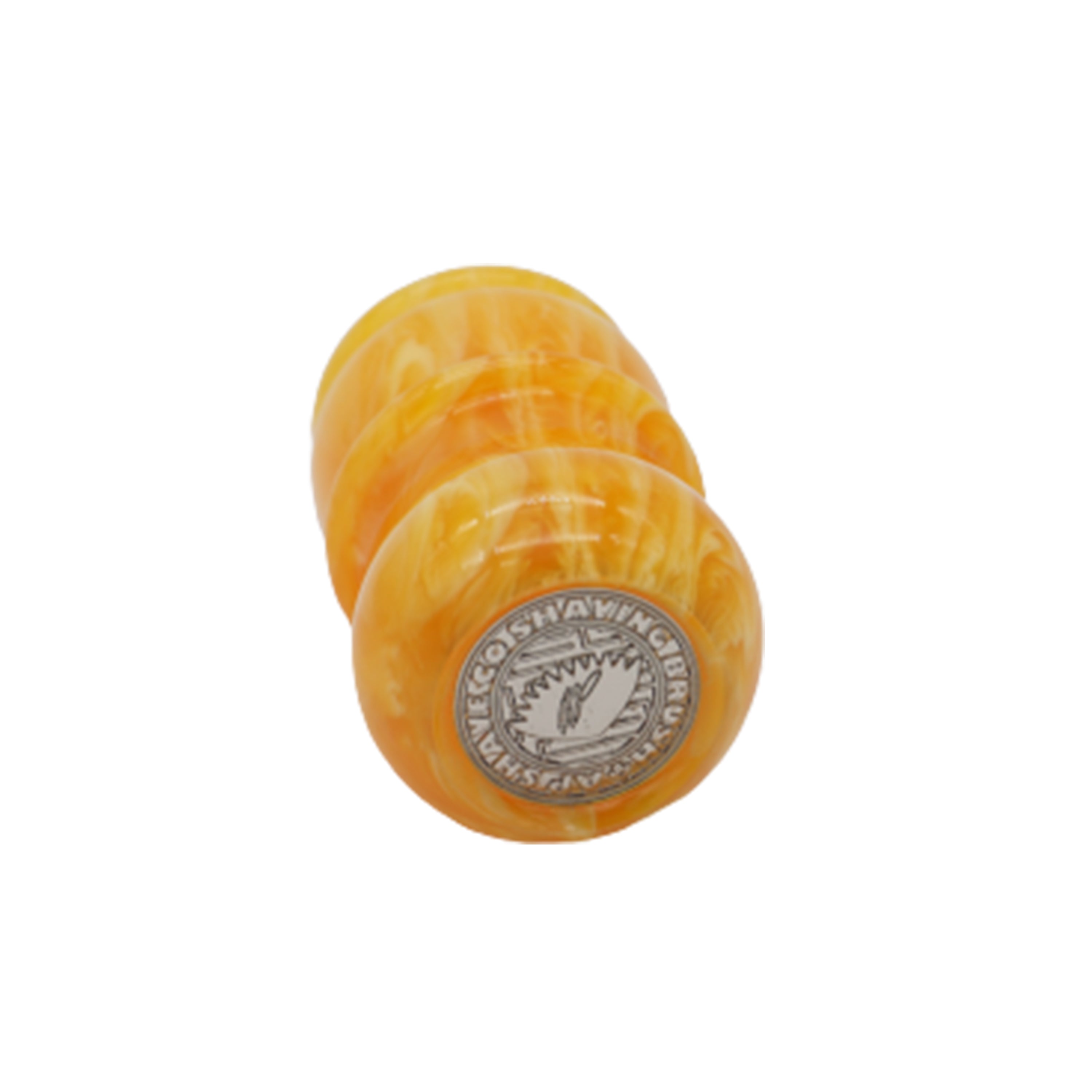 Premium Handmade Amber Shaving Brush Handle - Fits 24mm & 26mm Knots - Perfect for Wet Shaving & Grooming Gifts for Men