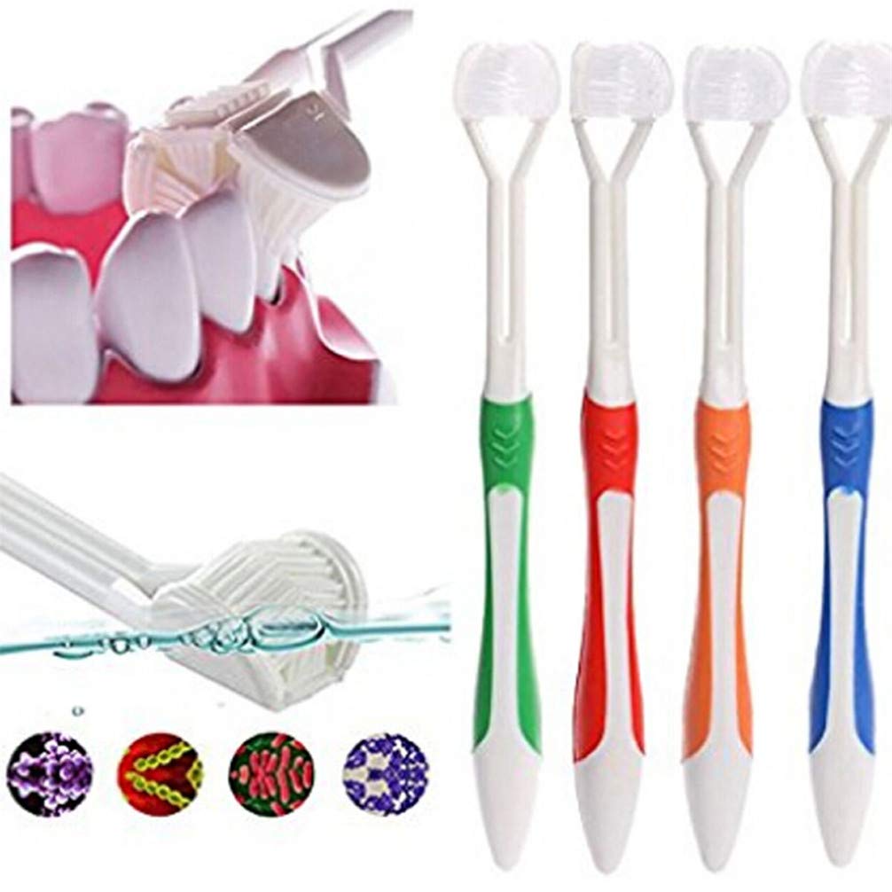 Professional Safety Teeth Brush for Kids & Adults - Soft Bristles, Ergonomic Handle (Red) - Ideal for Home, Travel & Daily Oral Care