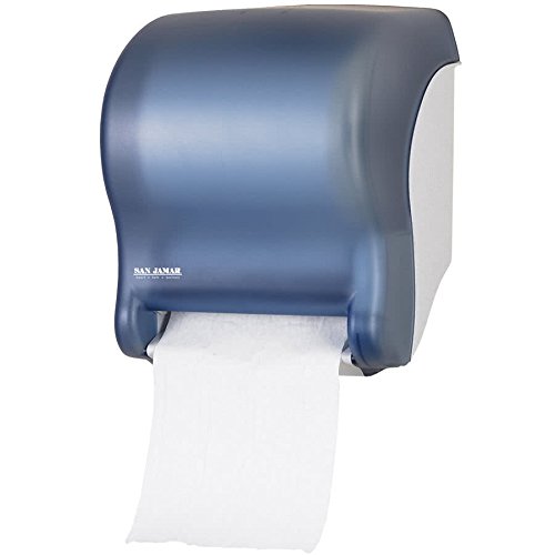 TableTop King T8000TBL Hands-Free Roll Towel Dispenser - Tear-N-Dry Technology, Arctic Blue | Perfect for Restaurants, Offices & Commercial Kitchens