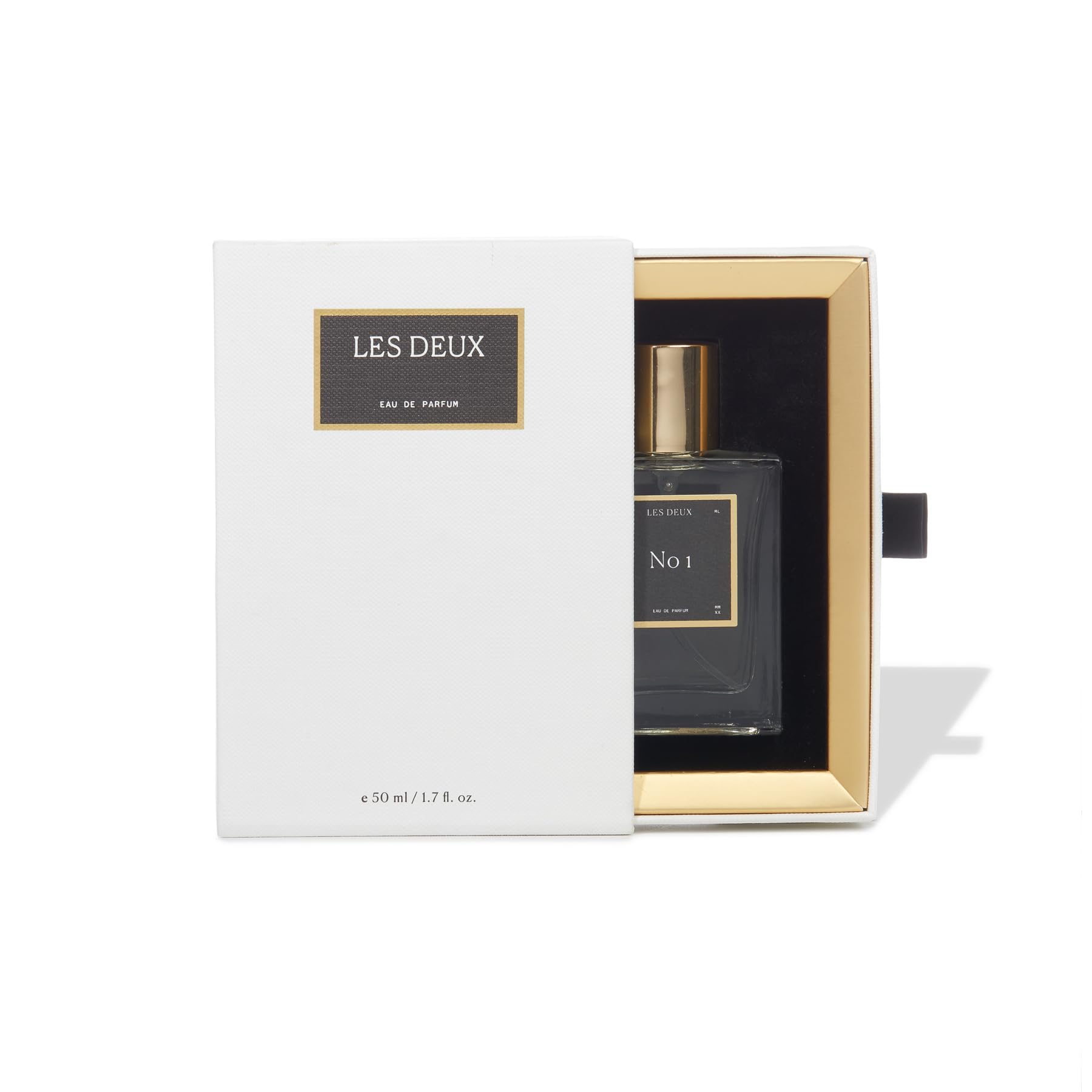 Les Deux No 2 Unisex Perfume - 50ml Luxury Vegan Fragrance with Amber, Saffron, Sandalwood & Cedar Notes | Award-Winning Long Lasting Scent for Men & Women | Perfect for Date Nights, Office Wear & Special Occasions