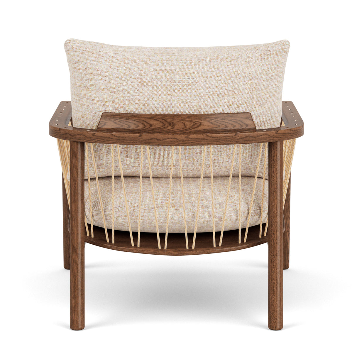 Enzo Fabric Armchair - Modern Upholstered Accent Chair for Living Room, Bedroom & Office - Comfortable Lounge Chair with Sturdy Wooden Legs - Perfect for Relaxing, Reading & Decorating