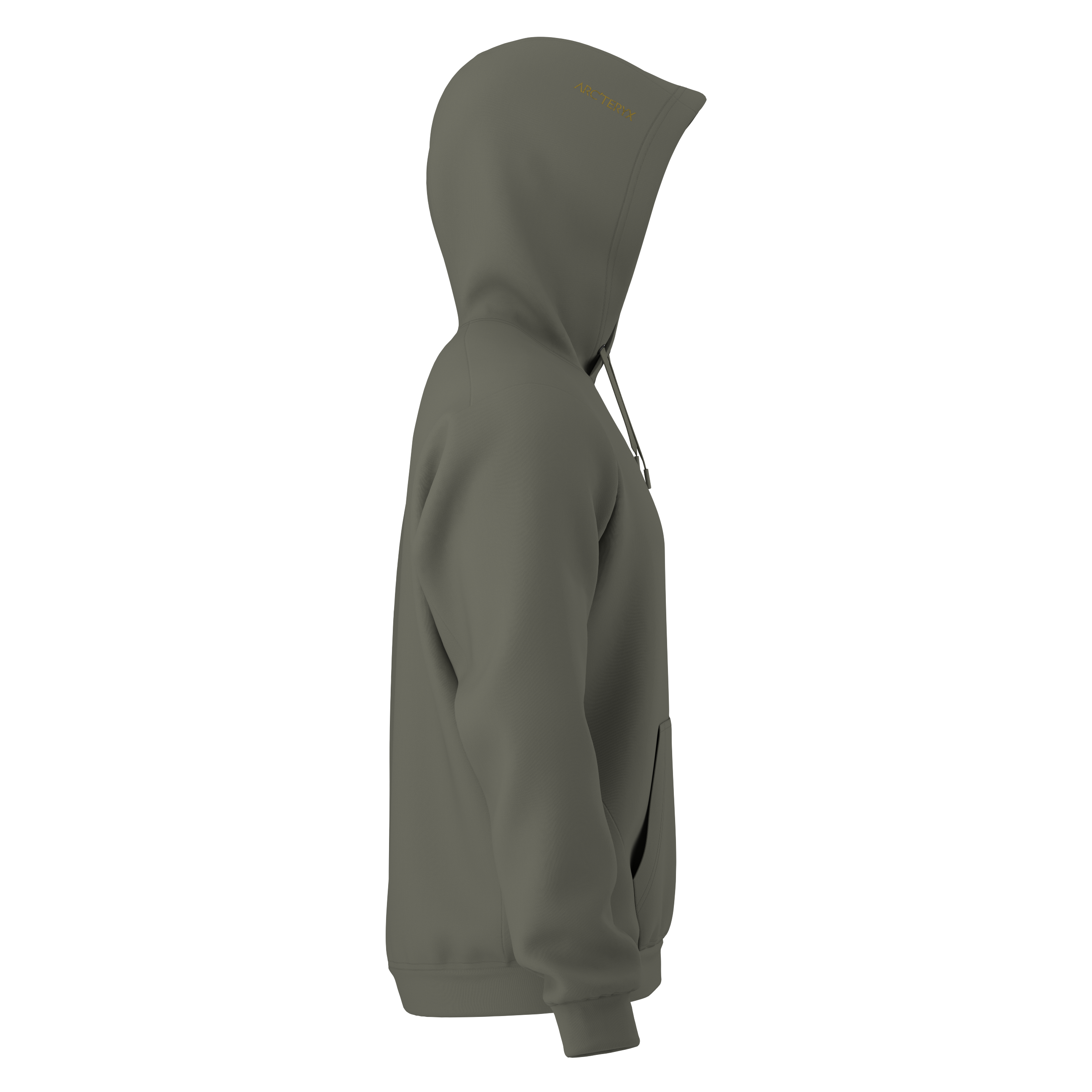 Arc'teryx Men's Emblem Fleece Hoody - Lightweight Warm Zip-Up Fleece Jacket for Hiking & Outdoor Activities