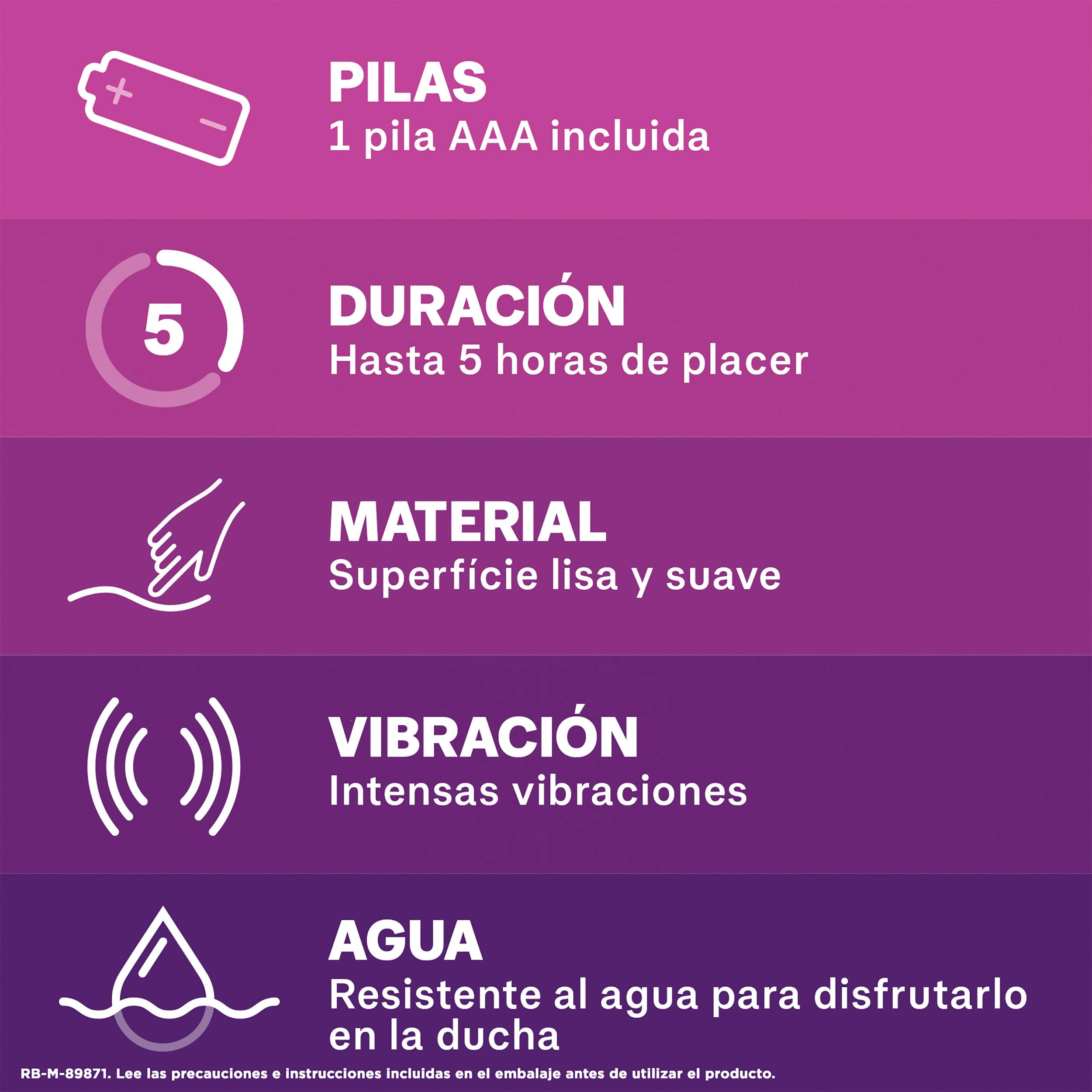 Durex Play Pure Pleasure Vibrator - Waterproof & Rechargeable Adult Toy for Couples & Solo Play - Enhance Intimacy & Sensation in the Bedroom