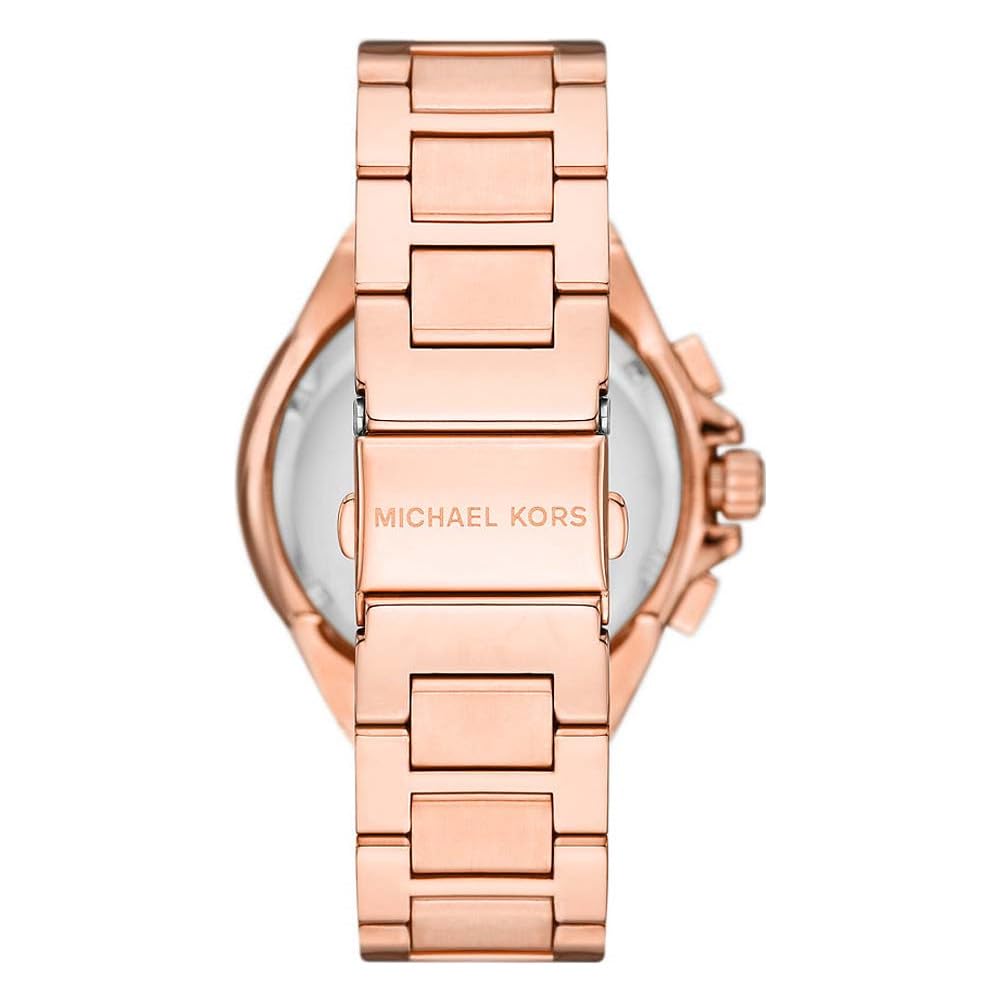 Michael Kors Camille Women's Multifunction Stainless Steel Watch - 33mm Case, Silver-Tone Bracelet | Perfect for Office, Date Night & Everyday Wear